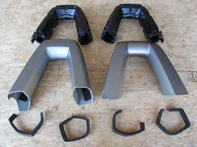 BMW Roll Bar Covers and Brackets (Includes Left and Right Set) 51437043837 2003-2008 (E85) Z4 Roadster